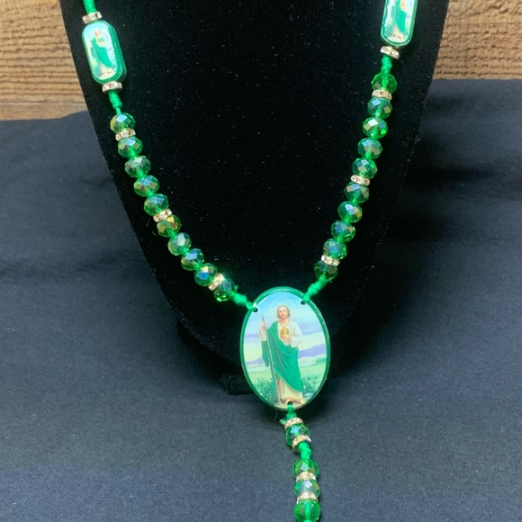 Handcrafted Saint Jude Rosary handmade, Rosario - Picture 10 of 10